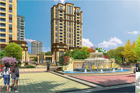 青云紫府二楼138平三室精装带车库60平128万可按揭